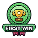 First Win icon in Solve The Cube