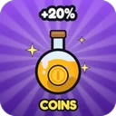 Big Coin Potion icon in Solve The Cube